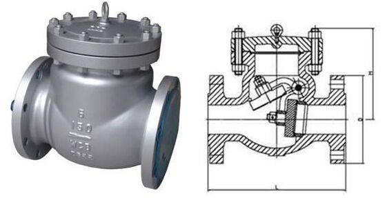 美标止回阀结构图
